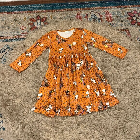 Charlie Brown Peanuts Fall Thanksgiving Dress size 14-16 - Picture 1 of 4
